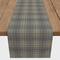 Dark Gray Plaid Indoor/Outdoor Table Runner
